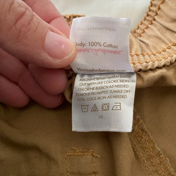 Hanna Andersson Cotton Canvas Shorts Size 10 / 140 cm - Picture 4 of 14